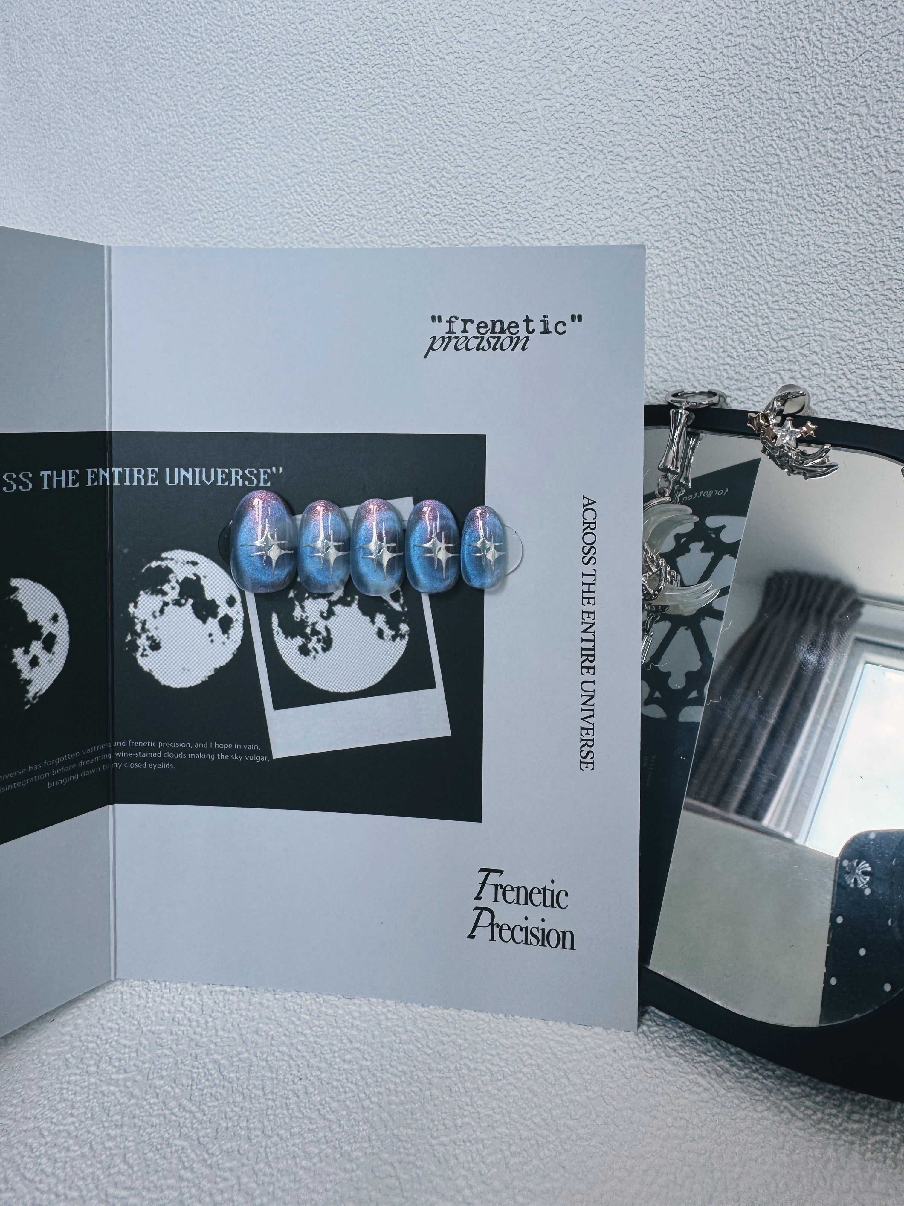 Moonlit Cosmos - ECLIPSE GLOW Nails | Galaxy Aura Press-Ons