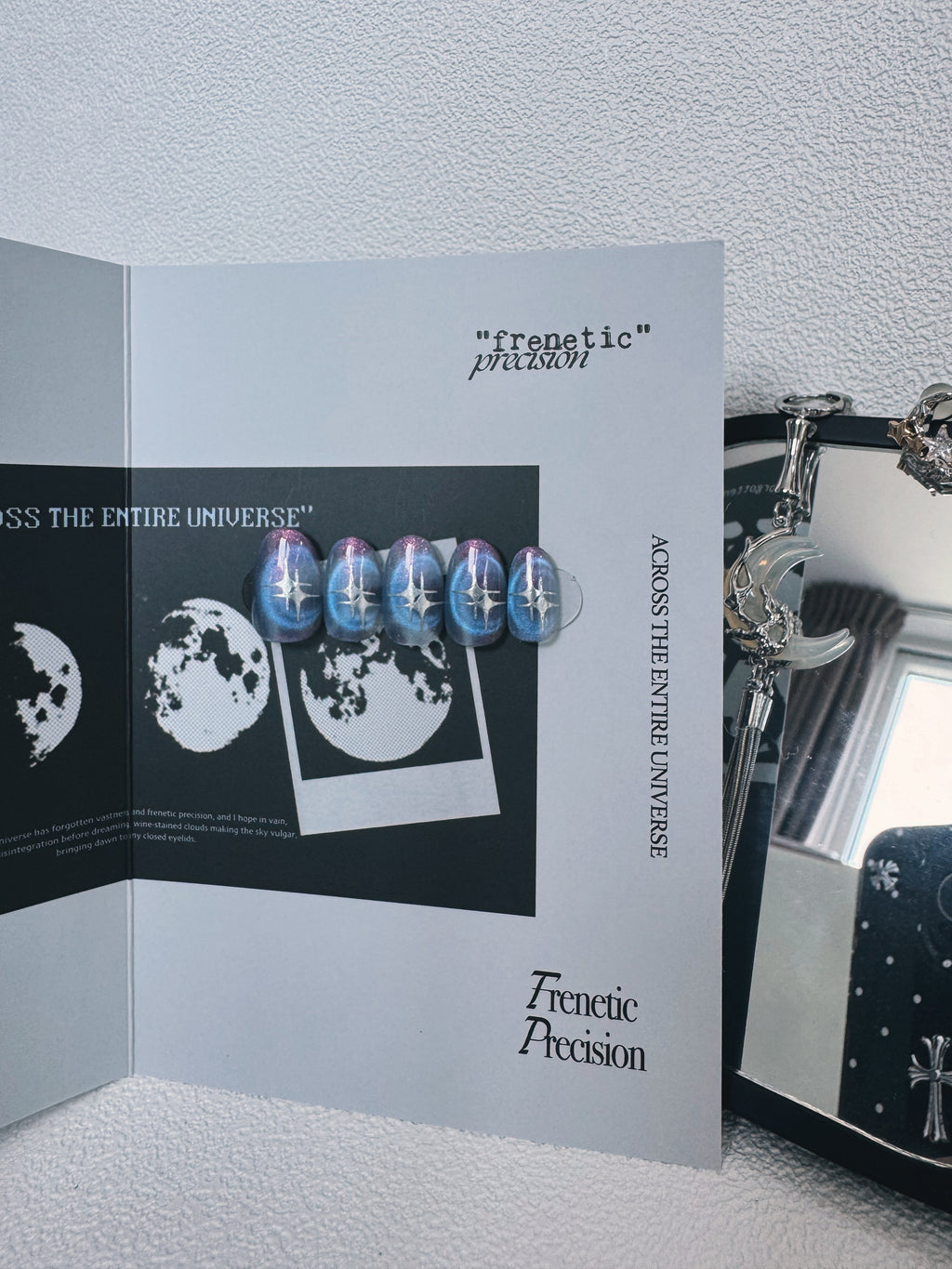 Moonlit Cosmos - GALACTIC PULSE Nails | Galaxy Aura Press-Ons