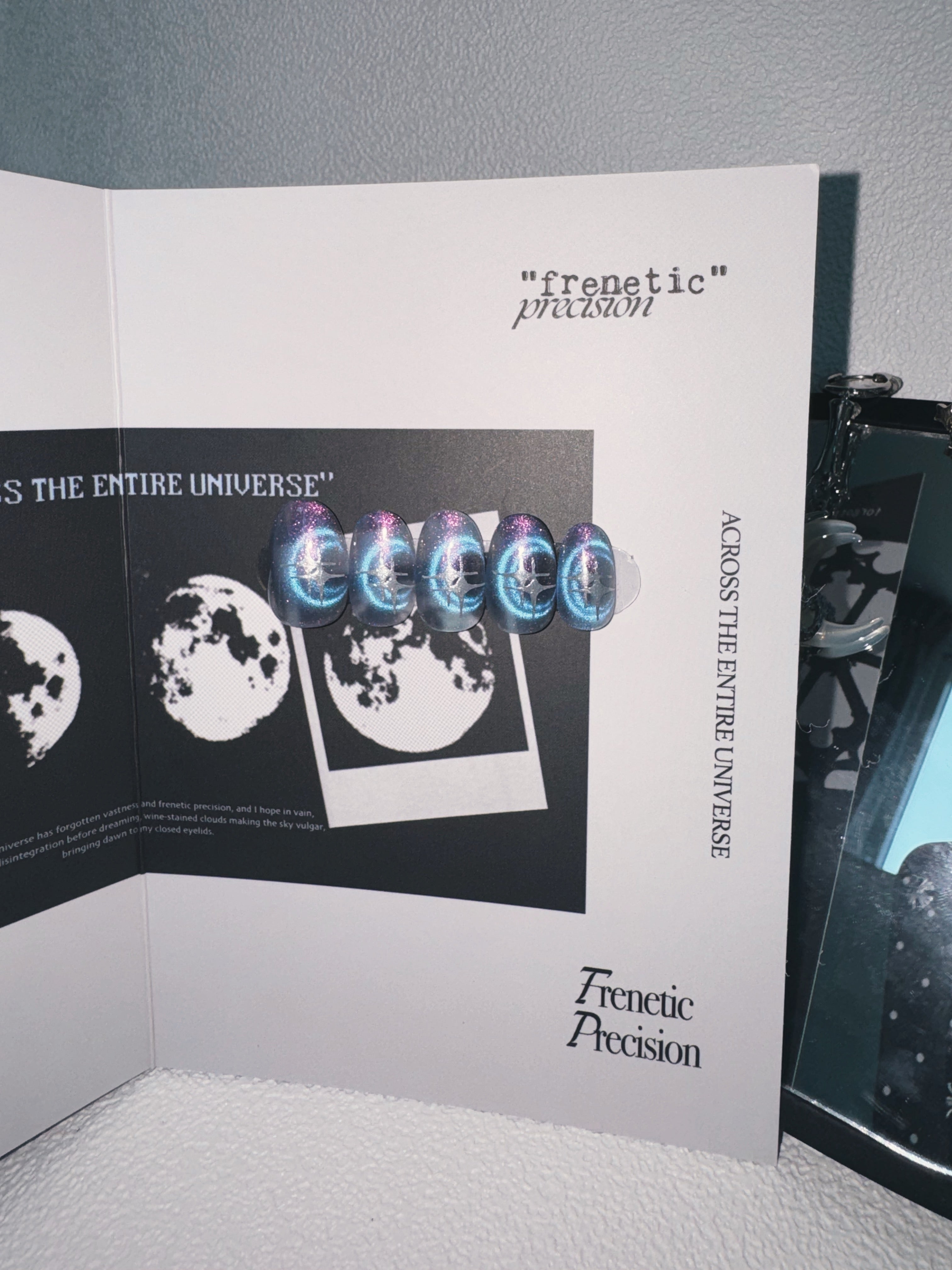 Moonlit Cosmos - GALACTIC PULSE Nails | Galaxy Aura Press-Ons