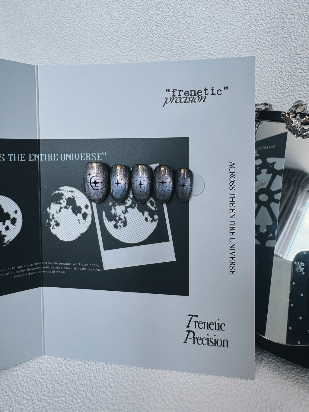 Moonlit Cosmos - MOONSHADOW Nails | Galaxy Aura Press-Ons
