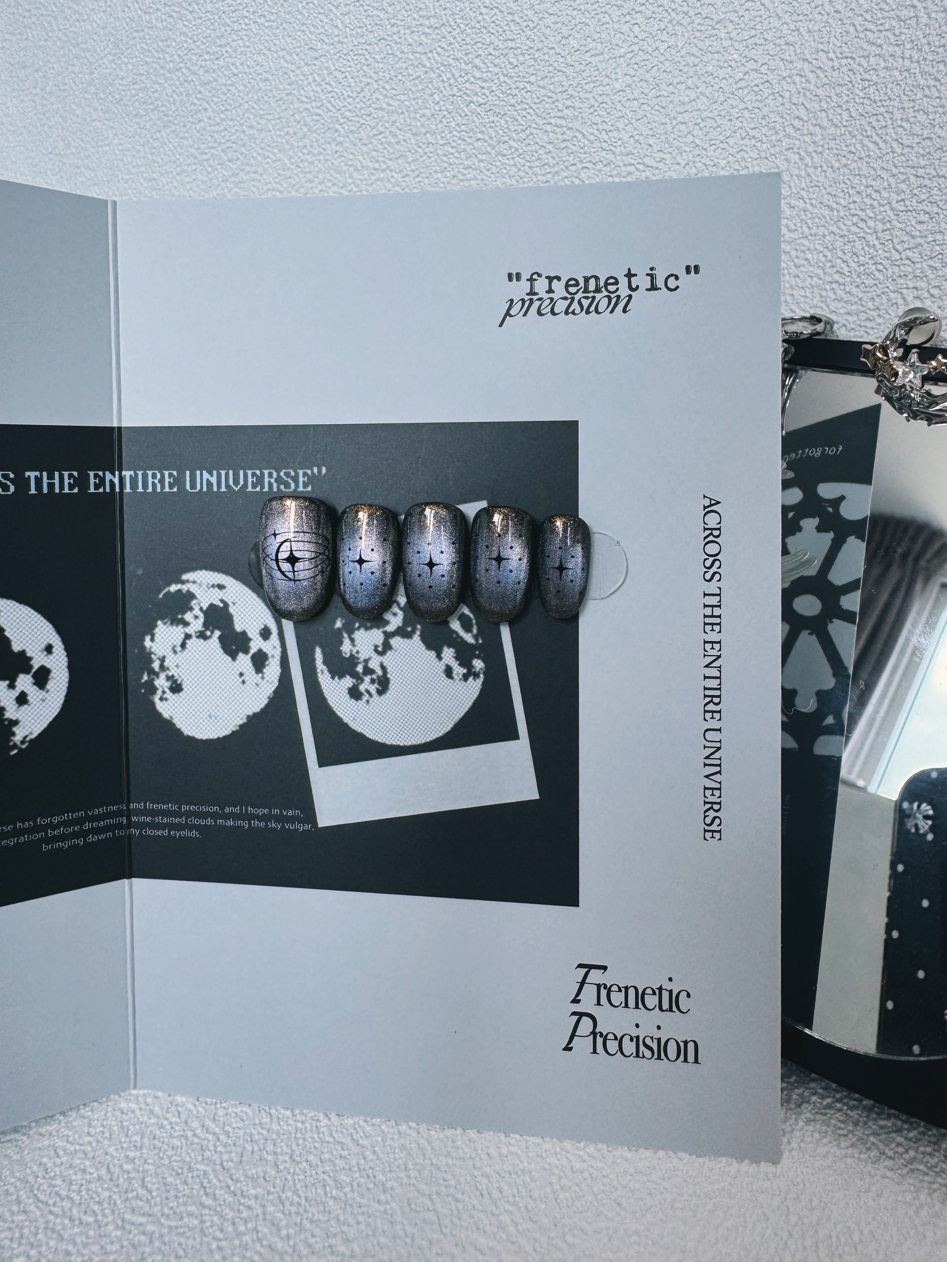 Moonlit Cosmos - MOONSHADOW Nails | Galaxy Aura Press-Ons