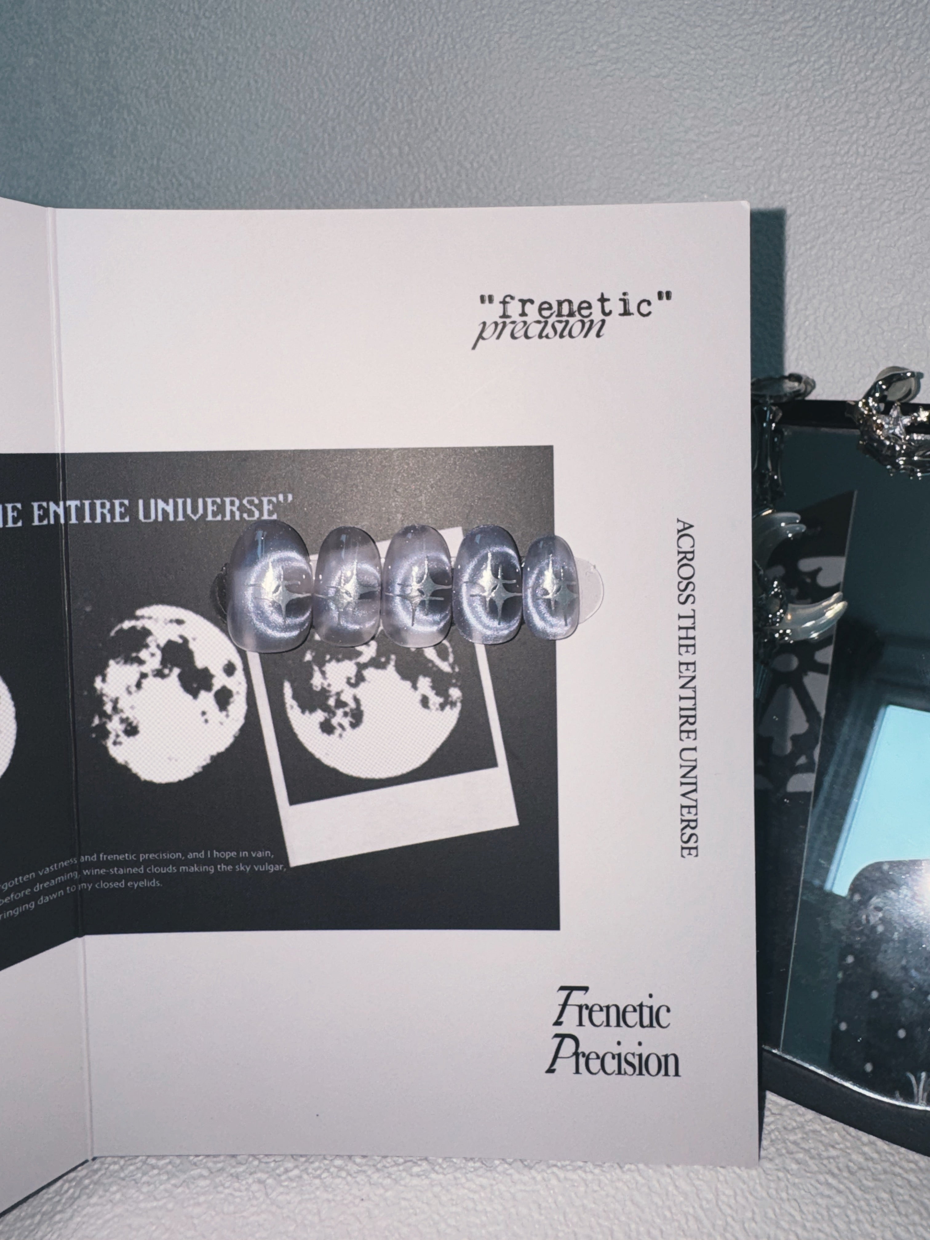 Moonlit Cosmos - MOONBEAM HALO Nails | Radiant Aura Press-Ons