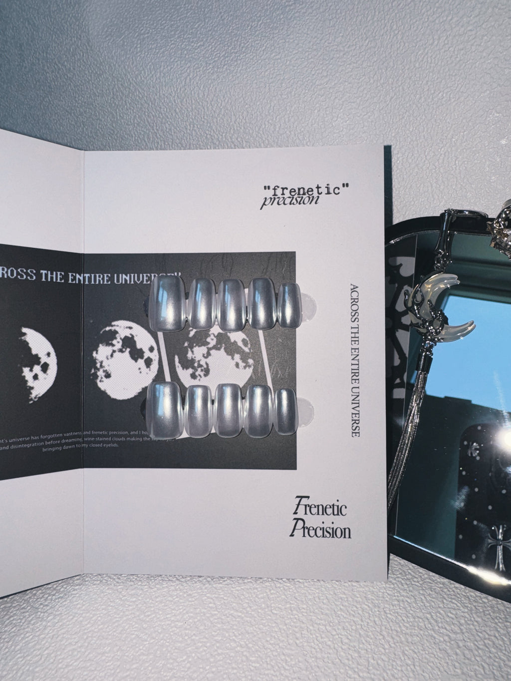Moonlit Cosmos - LUNAR ALLOY Nails | Galaxy Aura Press-Ons