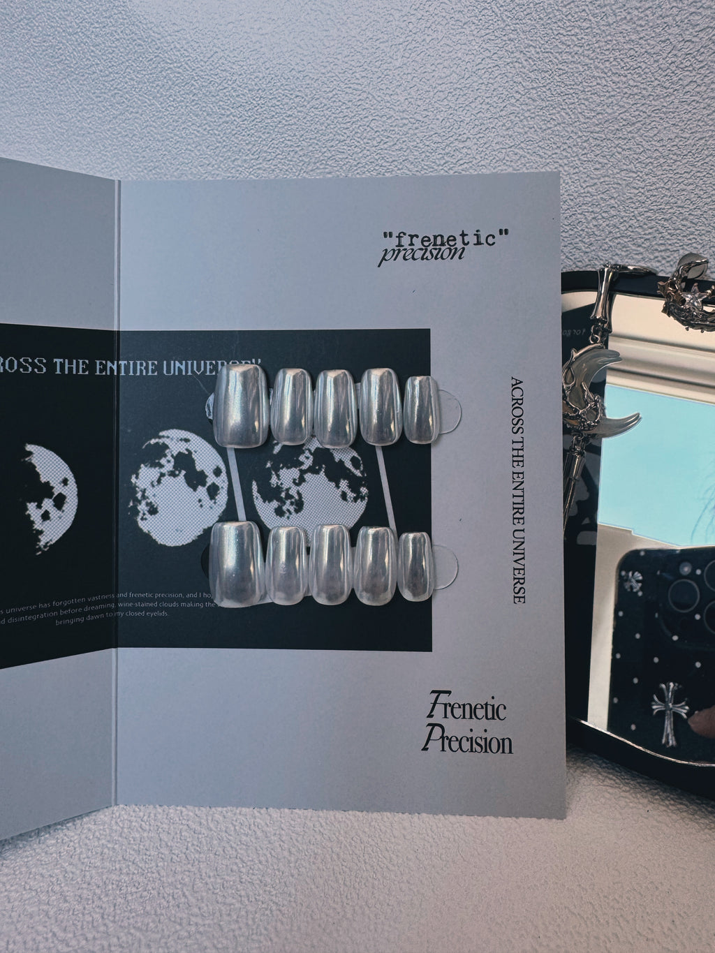 Moonlit Cosmos - LUNAR ALLOY Nails | Galaxy Aura Press-Ons