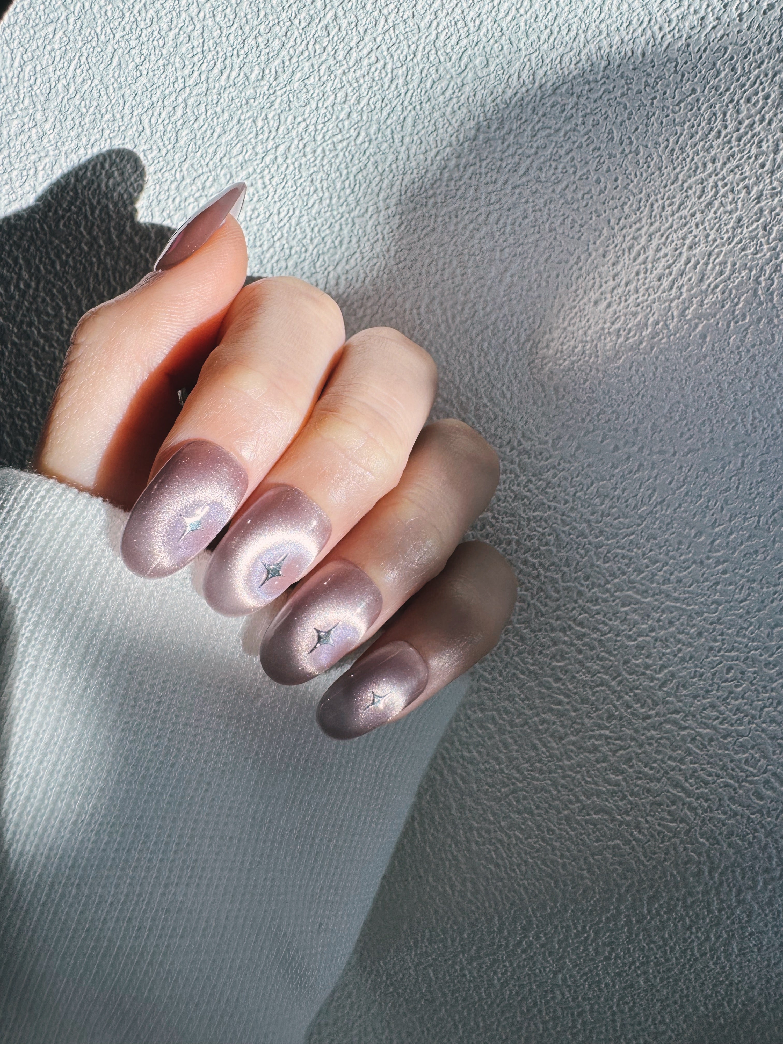 Moonlit Cosmos - SOLAR MIRAGE Nails | Galaxy Aura Press-Ons