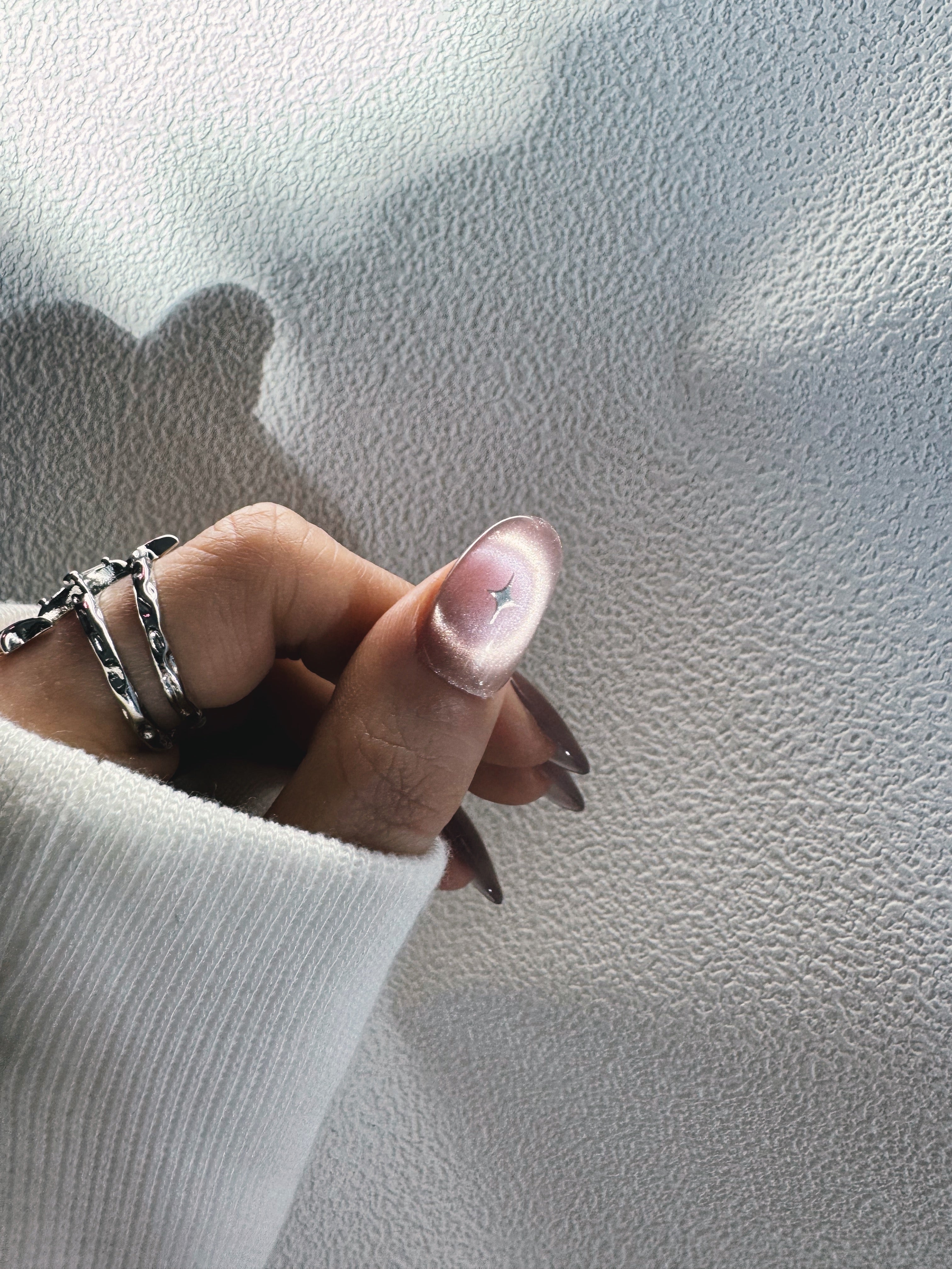 Moonlit Cosmos - SOLAR MIRAGE Nails | Galaxy Aura Press-Ons