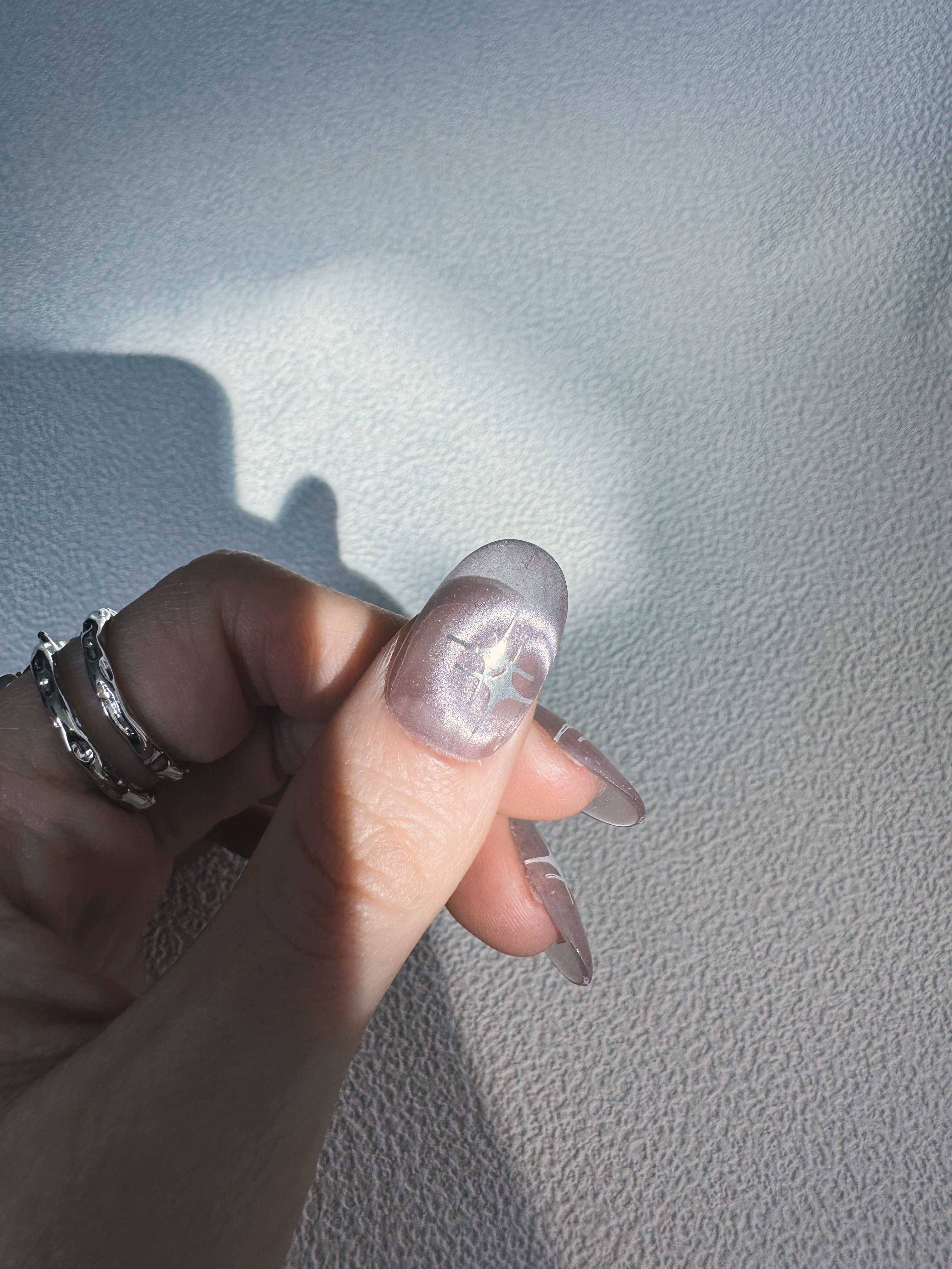 Moonlit Cosmos - STARDUST ORBIT Nails | Shimmer Aura Press-Ons