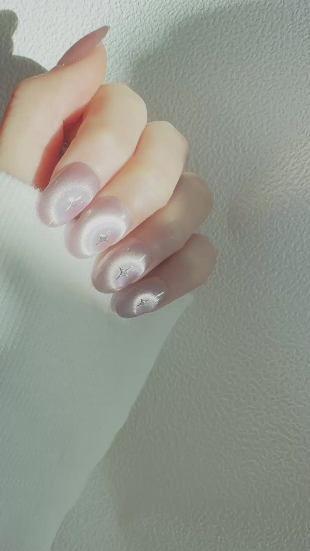 Moonlit Cosmos - SOLAR MIRAGE Nails | Galaxy Aura Press-Ons
